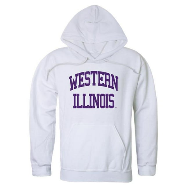 W Republic Western Illinois University College Chandail à Capuchon, Blanc - Large