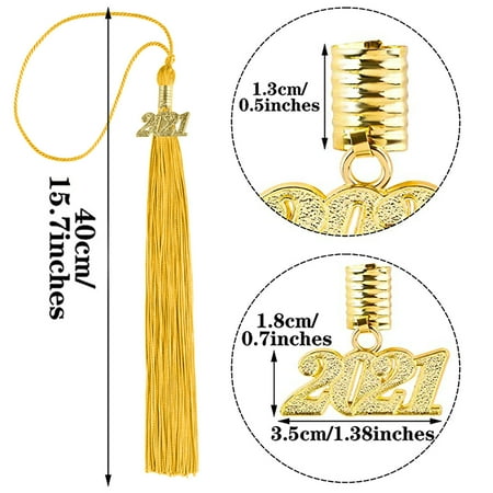 

Rdeuod Art Supplies Academic Grade Graduation Tassels With 2021 Gold Pendants Tasse Office