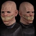 thumbnail image 3 of Cubierta Facial Creepy Gagtooth Payaso Disfraces De Halloween Scary Follower Cubiertas Faciales Realistas Horror Gruesome Shield Suministros Para Fiestas Methold HA033307-00, 3 of 6