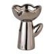 thumbnail image 2 of Jarrón de cerámica para flores, maceta, arreglos florales, jarrón decorativo Plata con forma de rosa, 2 of 9