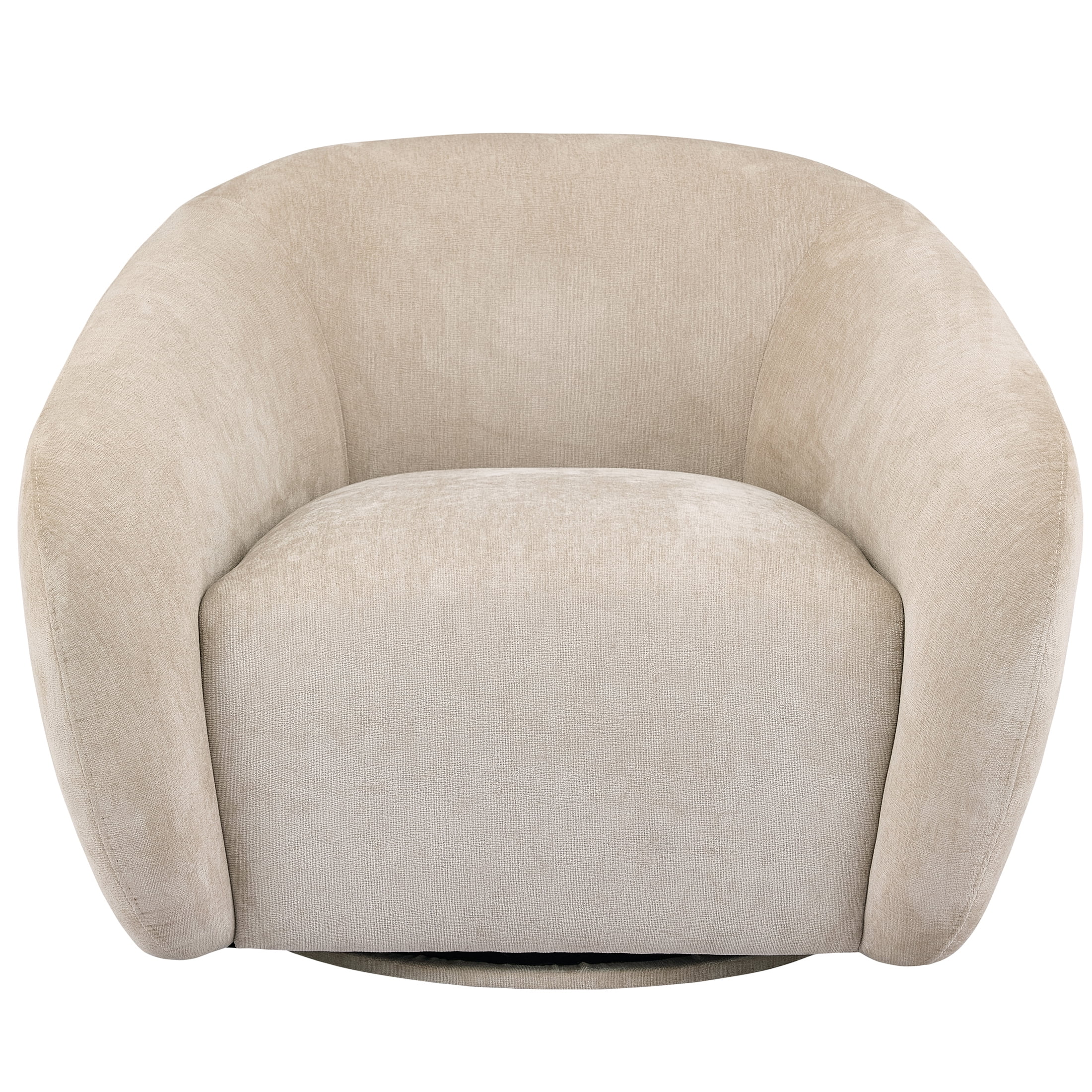 Better Homes & Gardens Vivian Swivel Chair, Sand Chenille