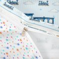 thumbnail image 4 of Castle Fairy Watercolor Train Twin Bedding for Teens, Stripe Cloud Art Duvet Cover Set for Bedroom, Light Blue White,2pcs,No Comforter, 4 of 6