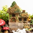 thumbnail image 2 of vallas de jardín en miniatura de madera natural, listones de madera sin terminar, valla decorativa para manualidades, decoración de exteriores, 2 of 8