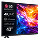 thumbnail image 5 of Combo Pantalla LG 43" 4K UHD AI Smart TV webOS + Barra de Sonido 43UA7500PSA, 5 of 6