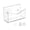 Clear, variant on POYOGA Convenient Acrylic Envelope Stand Clear File Organizer Mail Sorter Letter Rack