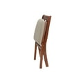 thumbnail image 4 of Stakmore Hardwood Traditional Music Back Adult Folding Chair - Light Cherry Frame & Blush Fabric, 4 of 8
