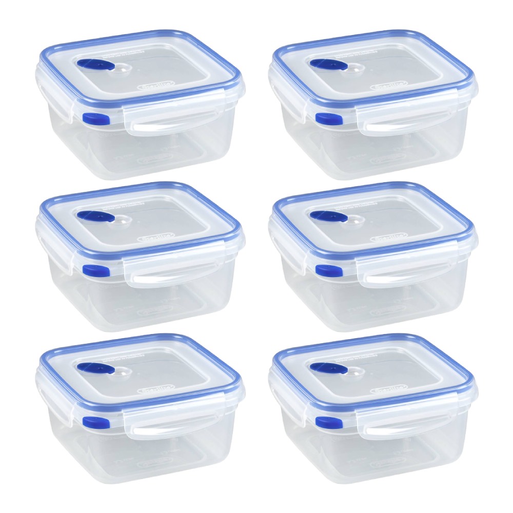 Sterilite Ultra Seal Container 5.7 Cup Food Storage Square Dishwasher