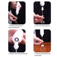 thumbnail image 4 of Advancent Espumador de leche eléctrico ABS, repuesto recargable alimentado por batería lavable, 3 engranajes, ajustable, 1500mAh, herramienta Electrodomésticos, 4 of 6