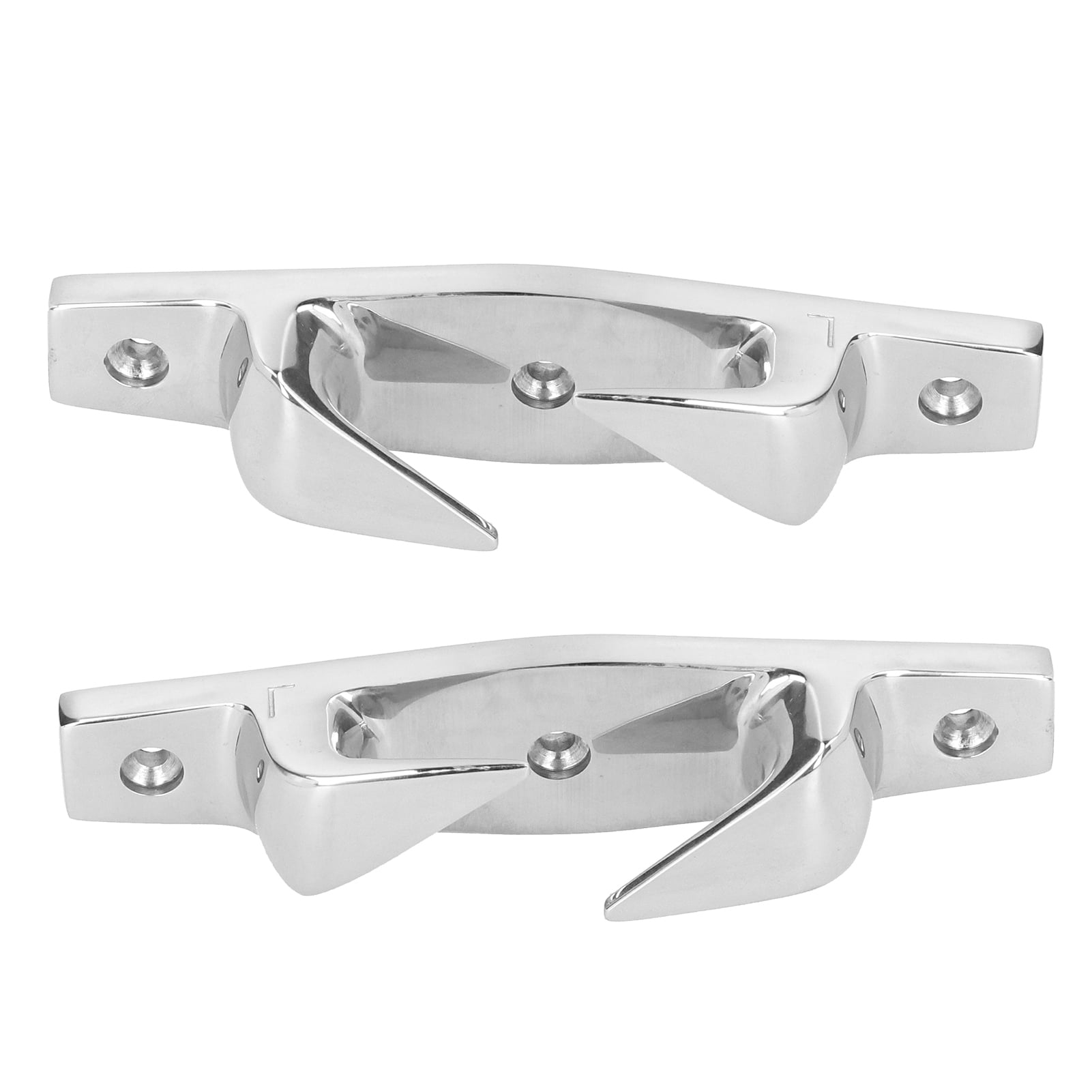 2 Stück Klampen 4,69" Aus 316 Edelstahl – Für Boot, Yacht, Marine (links/rechts)