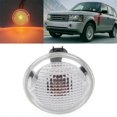 thumbnail image 3 of 1Pair Car Side Marker Lamp Light Clear White Round for Range L322 2003-2012 XGB500020, 3 of 5