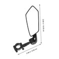 thumbnail image 2 of Greenadscape 2Pcs Bike Rear View Mirrors Adjustable Height for Bicycle 15.0*6.0*2.0in, 2 of 8