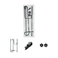 thumbnail image 1 of Rack Console Storage Unit for Outdoor Use Garden Pole Courtyard Flagpole Stand in Black Metal for Durable Exterior Display, 1 of 6