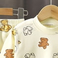 thumbnail image 6 of Linfrsh Toddler Boys 2t Loose Fit Pajamas Toddler Pajama Set with Premium Soft Wool & Tencel Blend, Snug Fit Pjs Temp-Balancing Sleeper for Kids Baby Boy Girl(Yellow,2-3 Years), 6 of 6