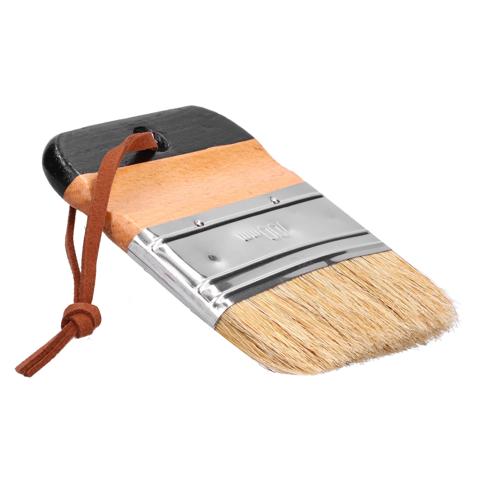 LAZIOEGR 3‑Pack Premium Faux‑Bristle Paint & Wax Brushes with Wooden Handles – Ideal for Wood Furniture, Home Décor, Acrylics & Varnishes