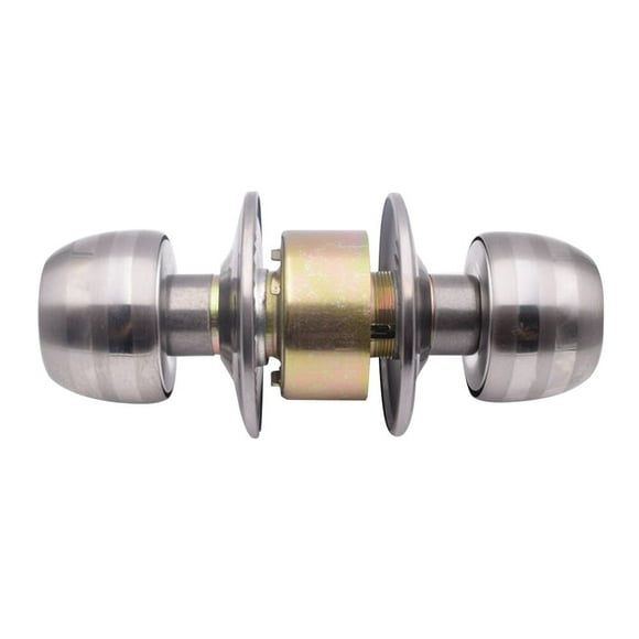 RENACLIPY Keyed Entry Door Knob Lock Set with Keys for Bathroom Use 1Pack