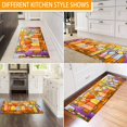 thumbnail image 7 of Colorful Wine Kitchen Rugs and Mats Set Set of 2s - 17x47+17x30 - Non Skid and Washable Anti Fatigue Mats for Kitchen Floor - Cushioned Runner Rugs Kitchen Mats for Standing, 7 of 7