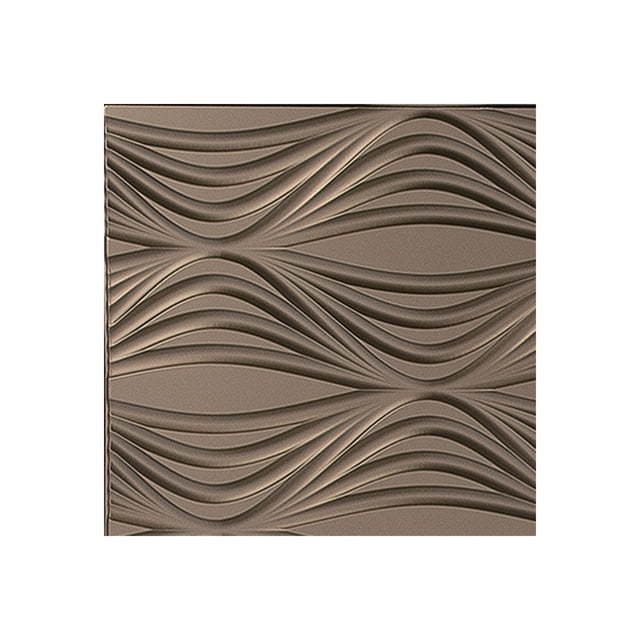 FASÄDE Easy Installation Shallot Argent Bronze Wall Panel Sample (12" X 12" Sample)