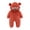 Red, variant on Newborn Baby Flannel Baby Fleece Snowsuit Jumpsuit Warm Dance Hooded Outfits Double Line Design