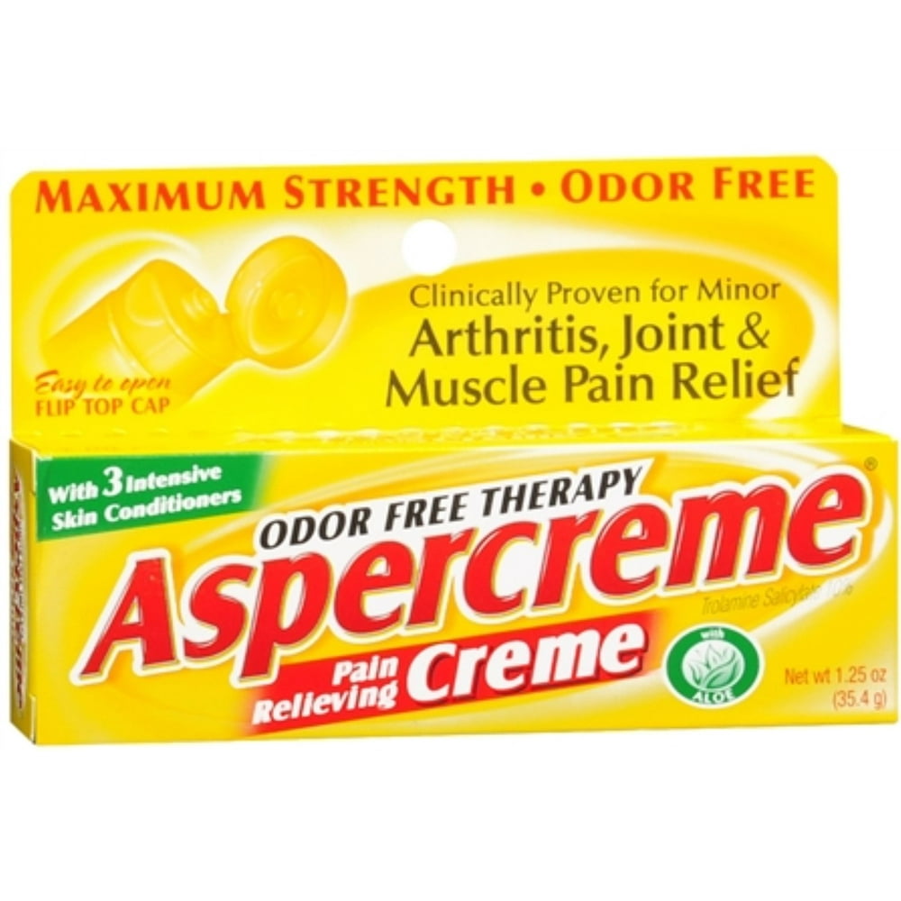 ASPERCREME Pain Relieving Creme 1.25 oz (Pack of 2)