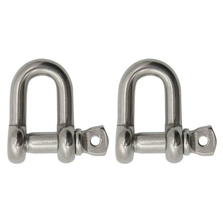 

Extreme Max 3006.8264.2 BoatTector Stainless Steel Chain Shackle - 5/16 2-Pack
