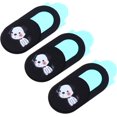 thumbnail image 1 of 3pcs Sticker Cute to Tablet Security Privacy Blocker Decorative Dog Protectors Pattern Black Shield Webcam Cover Smartphone Apply Computer Stickers Slide, 1 of 5