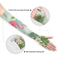 thumbnail image 3 of Manches de Flamant Rose avec Trou pour Pouce Protection Solaire UV Respirantes pour Cyclisme Course Baskrt Pêche, 3 of 7