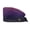 Dark Purple, variant on Scrub Cap in Gradient Print Pattern for Nursing and Hair Coverage Designed to Provide Full Protection and Comfort for Hospital Staff Daily Wear Cyan