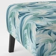thumbnail image 5 of Designart "Leaves Neutral Color Flowers" Upholstered Tropical Accent Chair and Floral Arm Chair - Multiple Color & Pattern, 5 of 7