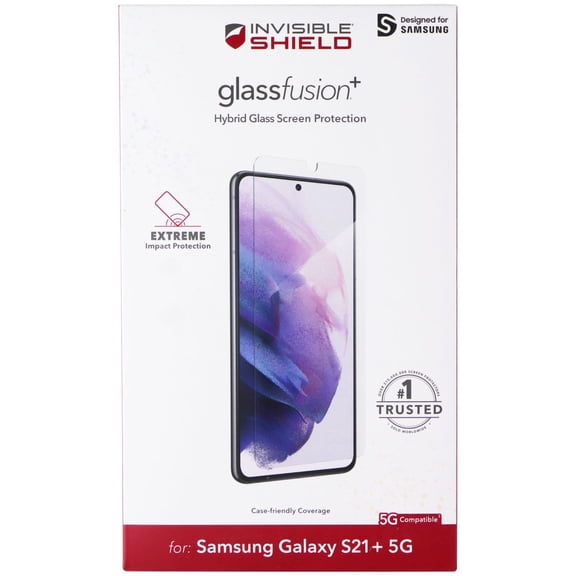 ZAGG InvisibleShield (GlassFusion ) Hybrid Glass Screen for Galaxy (S21 ) 5G