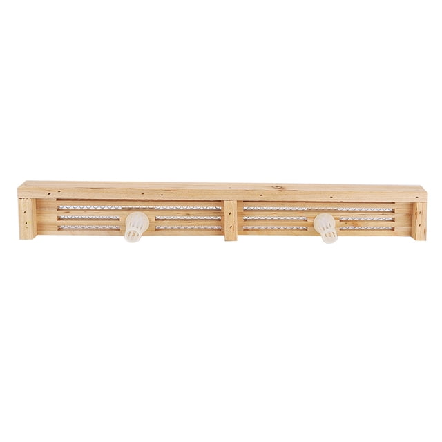Bandeja recolectora de polen de madera, Trampa de bandeja recolectora de polen de polen de cuatro hileras de madera Trampa recolector de polen para apicultura Rendimiento de alta gama