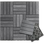 UltraShield Naturale 1 ft. x 1 ft. Quick Deck Outdoor Composite Deck Tile in Westminster Gray (10 sq. ft. Per Box)