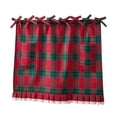 thumbnail image 2 of Oven Skirt Curtain with Tie Top, Farmhouse Decorative Stove Door Panel Curtain, Rustic Kitchen Decor for Country Home Kitchen Decoration, 2 of 6