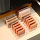 thumbnail image 3 of Tocador, cosméticos, almacenamiento creativo, acabado, estante de almacenamiento, cajón de escritorio, divisor, caja de almacenamiento transparente para maquillaje y sombras de ojos, 3 of 6