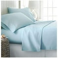 thumbnail image 3 of Home Collection 3 Piece Hotel Quality Ultra Soft Deep Pocket Bed Sheet Set - Twin XL - Aqua, 3 of 3