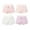 B, variant on Little Girls Soft Cotton Boxer Underwear Kids Toddler Breathable Comfort Panties Pack of 4