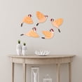 thumbnail image 3 of 5 Pcs Wooden Bird Wall Art Wood Flying Birds Wall Decor Rustic Folk Art Scandinavian Home Decor for Gift Living Room Bedroom Kitchen Office(Black), 3 of 7
