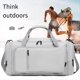 thumbnail image 3 of Bolsa de Gimnasio 4 en 1 para Mujer, Bolsa de Lona Compatible con con Compartimento para Zapatos, Mochila de Viaje de 30 L, B, 3 of 7