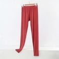 thumbnail image 2 of JGGSPWM Women's Modal Stretchy Relaxed Lounge Home Long Pants Pajama Soft Comfy Lounge Pj Bottoms Soft Casual Sleep Pants Red XXL, 2 of 5