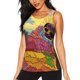 thumbnail image 1 of Balery Beautiful African Woman Camiseta sin mangas estampada ligera para mujer, tops de entrenamiento sin mangas, camisetas de yoga transpirables de secado rápido.-Medium, 1 of 7