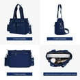 thumbnail image 4 of Tote Bag for Women Canvas Tote Bags Handbags for Women Crossbody Bag with Multiple Pockets, 4 of 8