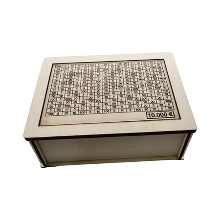 hengtong Money Box with Counter Target Elegant Birthday Gifts Box Stable Storage Box B