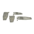 thumbnail image 4 of Kentrol 94-95 Jeep Wrangler YJ Hardtop Door Hinge Set 4 Pieces - Polished Silver, 4 of 6