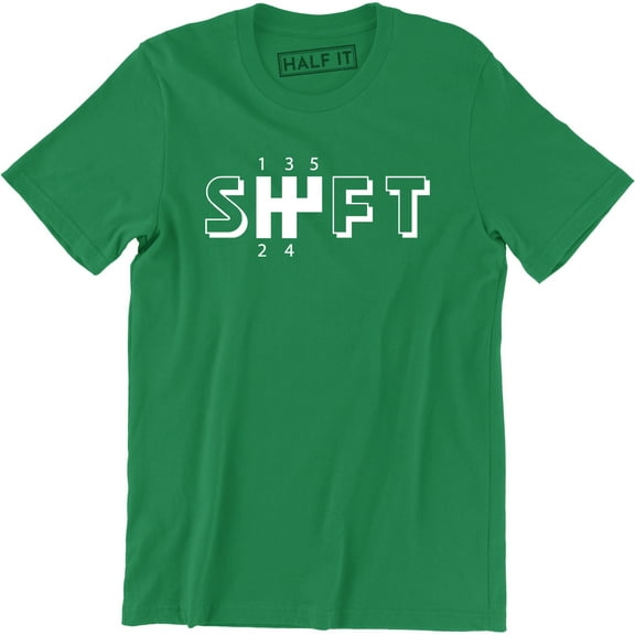 Shift 1 2 3 4 5 - Manual Drive County Prison Racing Men's T-Shirt