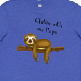 thumbnail image 4 of Inktastic Chillin with Papa Sloth Cute Youth T-Shirt, 4 of 5