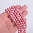 thumbnail image 5 of U8MO 105pcs/strand 8mm Round Pearl Coated Glass Beads For Jewelry Making DIY Bracelet-Light Rose, 5 of 9