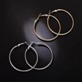thumbnail image 6 of 90mm(3.5'') Large Circle Endless Hoop Earrings Hypoallergenic Extra Big Round Huggie Hoops Earring Minimalist Hooped Christmas Jewelry Gifts for Women, 6 of 6