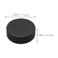 thumbnail image 2 of Raindrops 8pcs Knee Hockey Balls For Training Black PU For All Ages And All Skill Levels, 2 of 8