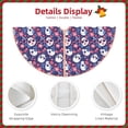 thumbnail image 3 of Sikiie Skull cartoon flower Nativity Christmas Tree Skirt, Jesus Christian Winter Holiday Tree Mat Decoration(30-48IN)30", 3 of 6