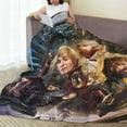 thumbnail image 6 of Game Of Thrones Fleece Blanket Super Soft Cozy Throw Blanket Fuzzy Comfy Flannel Blanket Warm Plush Blankets And Throws For Couch, Sofa, Bed 40"X30", 6 of 7