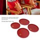 thumbnail image 3 of Bandeja de Servicio de 4 Piezas Bandeja de Dulces de Frutas de Madera Redonda Roja de Estilo Chino para la Decoración de la Boda del Hogar ANGGREK  Otros, 3 of 8